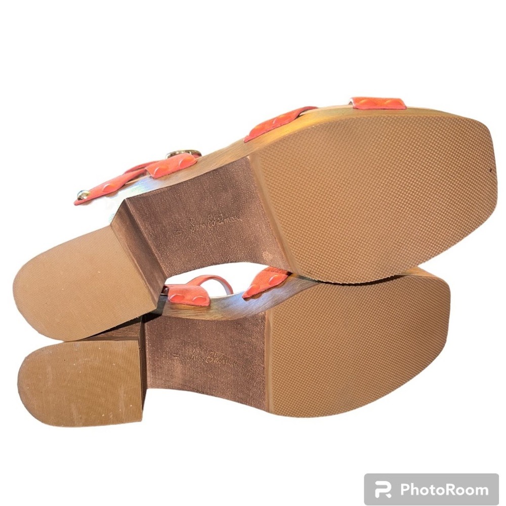 Sam Edelman Josefine Platform Heeled Sandal Tangerine size 11 - Picture 7 of 10
